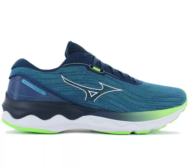 Mizuno Wave Skyrise 3 Hombre Zapatillas de running y correr Azul J1GC220901