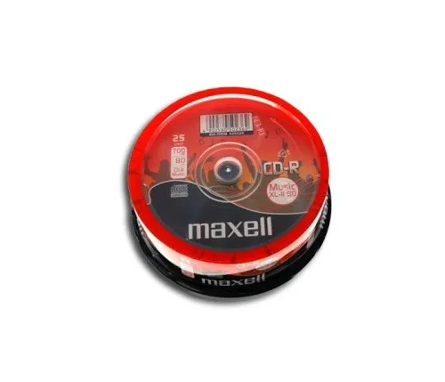 CD-R 80 Maxell 52x Audio 25er Cakebox