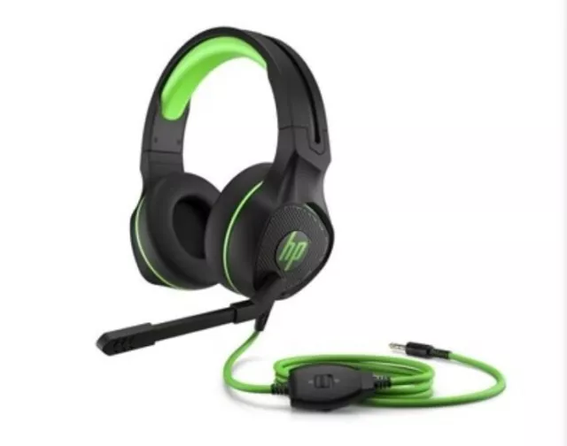 HP Pavilion Gaming 400 Headset Black/Green (4BX31AA) FOR PLAYSTATION/ XBOX ECT..