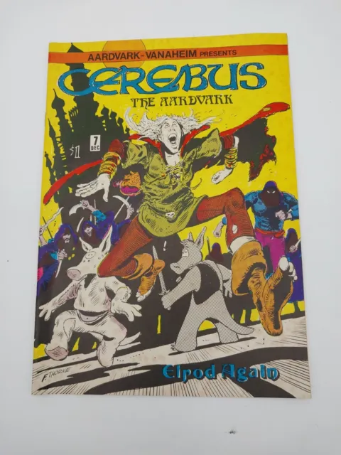 Signed Cerebus The Aardvark #7 Comic Book Vanaheim Dave Sim 1979