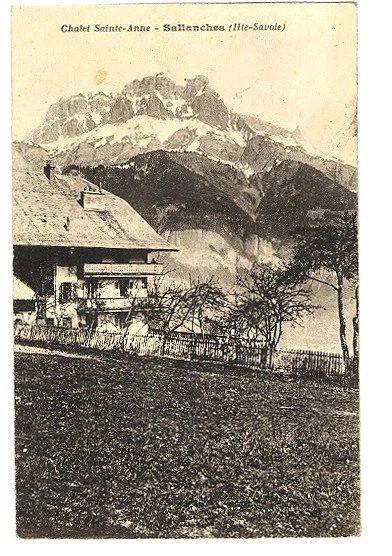 CPA 74 Haute-Savoie Sallanches Chalet Sainte-Anne