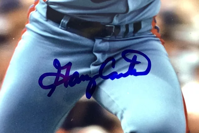 Gary Carter signed photo Montreal Expos baseball 8x10 autographed beckett coa 2