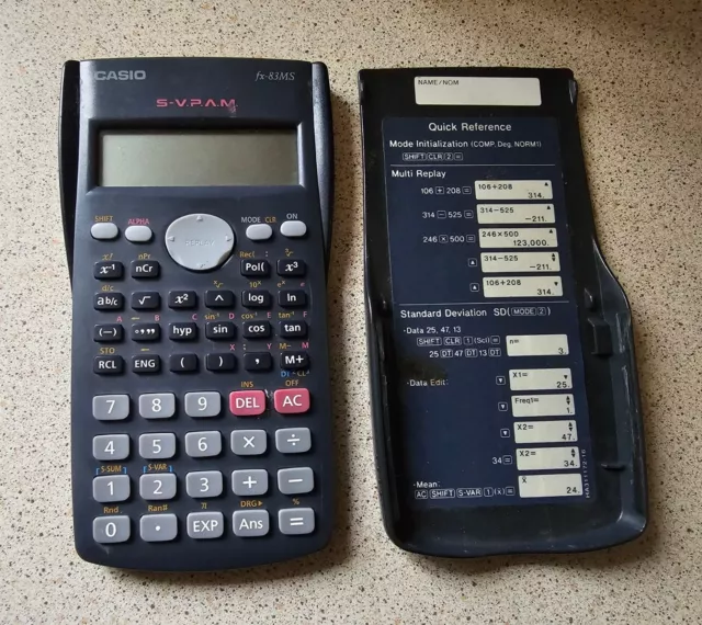 Casio FX-83GTPLUS-SB-UT Plus Scientific Calculator