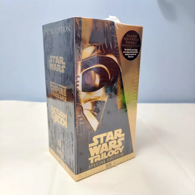 Star Wars Trilogy Special Edition VHS Box Set, New, Sealed w/ watermark 1997