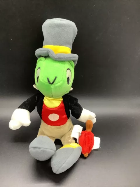 Disney Store Pinocchio Jiminy Cricket Plush Soft Toy Teddy Collectable 9 Inch