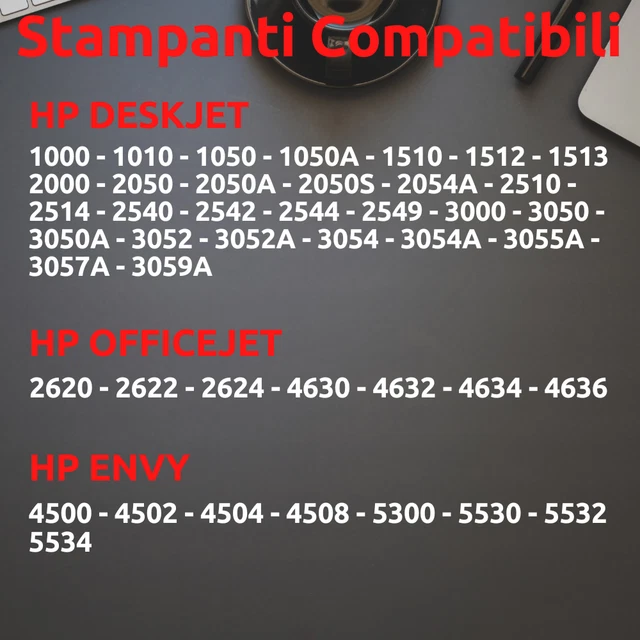 Cartucce compatibili per HP 301XL 301 XL DeskJet 1000 1010 1050 2050 3000 3050 3