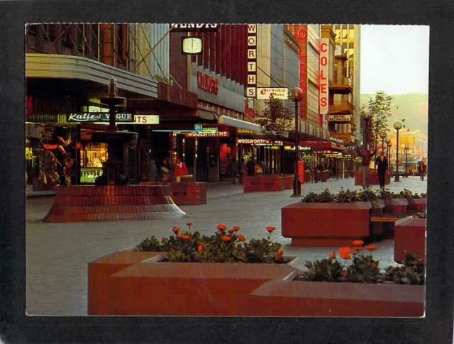 A9155 Australia SA Adelaide Rundle Mall Terry Castle QSL postcard
