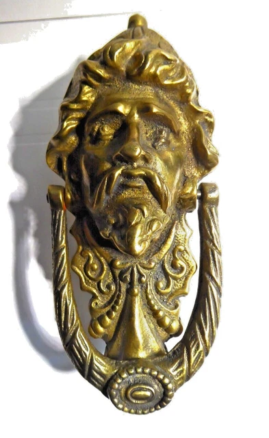 Heurtoir de porte en bronze 15 cm de haut