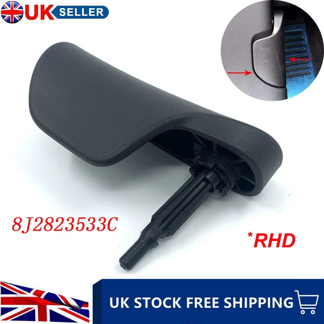 Poignée De Déverrouillage De Capot Pour Audi TT MK2 2007-2014 RHD - Réf. 8J2823533C - Levier Noir Plastique
