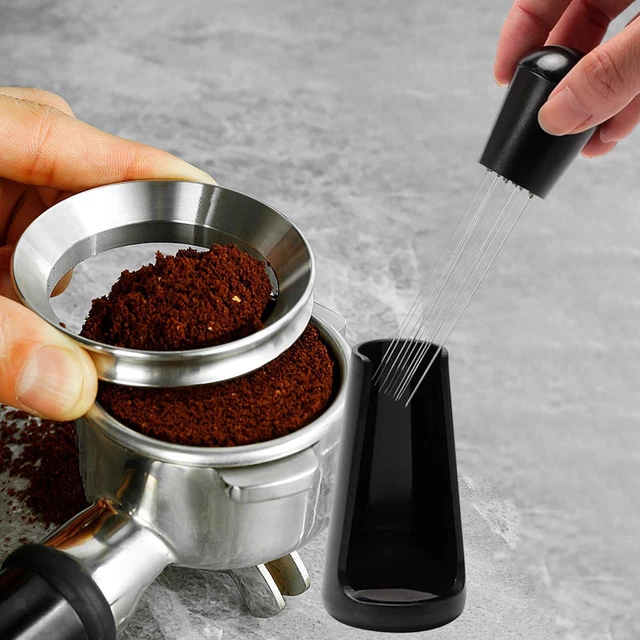 Bol Doseur Grains De Café En Noyer - Outil Précision Pesée Et Dosage Café, Design Élégant