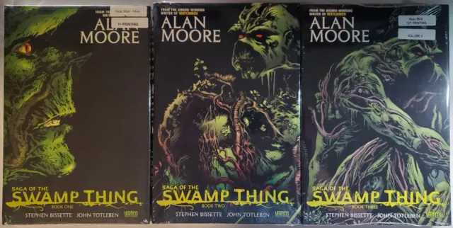 Alan Moore - SAGA OF THE SWAMP THING 1, 2, 3, 4, 5, 6 [Hardcover; Complete set]