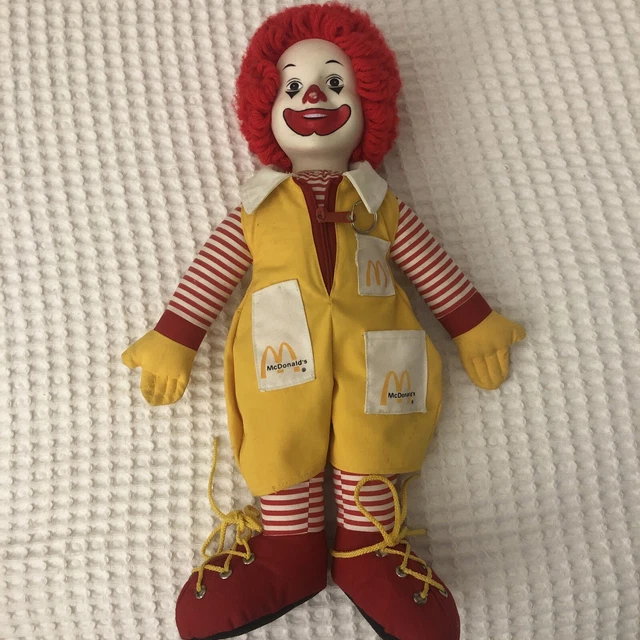 Vintage ronald mcdonald stuffed doll discount