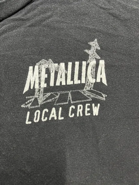 VINTAGE Metallica Local Crew Concert/Tour Tee Shirt