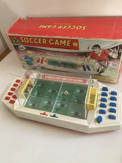 Vintage CHAD VALLEY GAMES Football World Cup SOCCER GAME Boxed Retro Toy