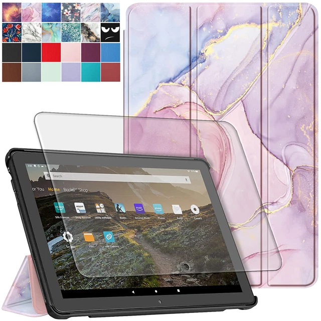 Schutzhülle +9H Panzerfolie Amazon Fire HD 10 / 10 Plus (11. Gen -2021) 10.1" -3