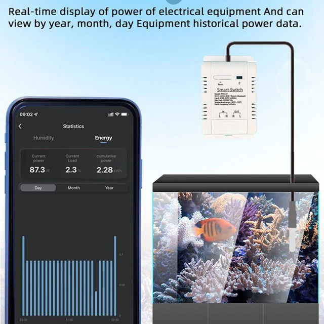 Per telecomando WiFi sensore temperatura modalità manuale modalità automatica impermeabile