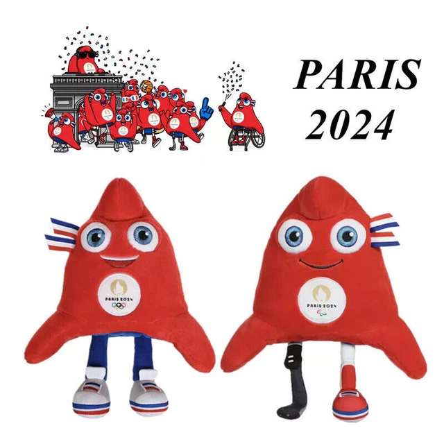 PARIS 2024 OLYMPICS The Phryges Mascot Cute Soft Stuffed Plush Doll