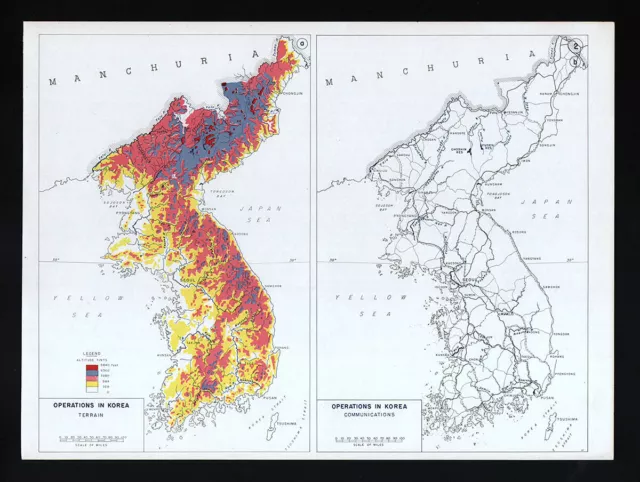 West Point Korean War Korea Terrain Communication Seoul Kaesong Kunsan Pyongyang