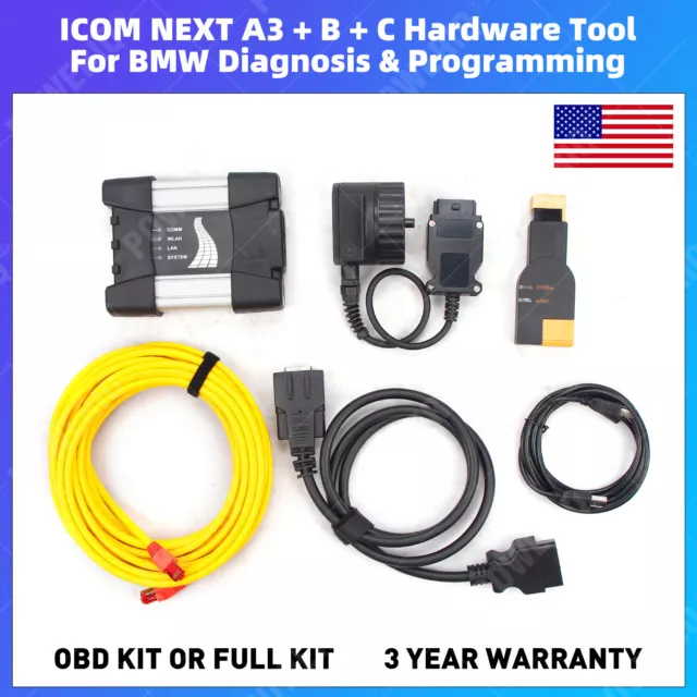 Dealer Level ICOM NEXT A3 + B + C Hardware Tool For BMW Diagnosis & Programming