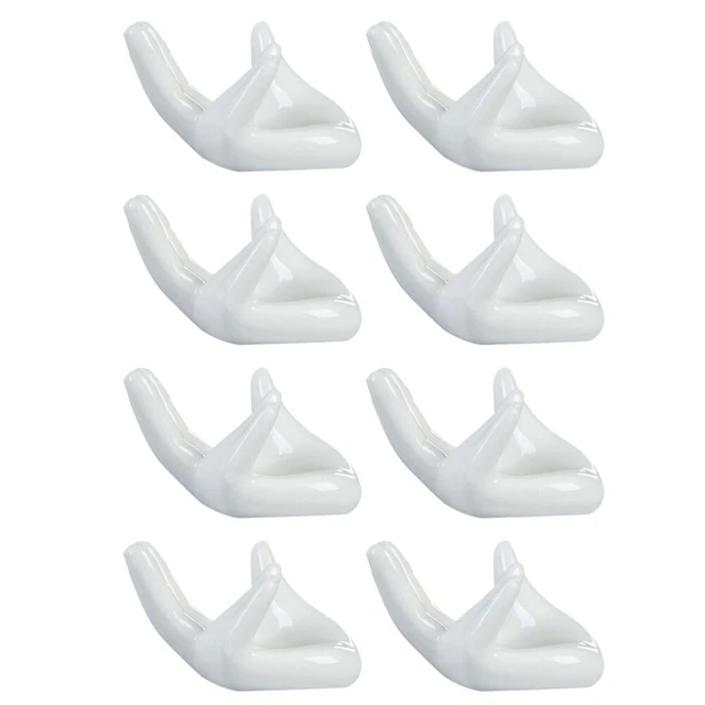 8 Pcs Support De Main En Céramique Porte-main Jardinières À Air Tillandsia