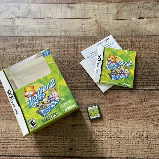 Zhu Zhu Pets 2: Wild Bunch (Nintendo DS) Limited Edition READ (missing Nutters)