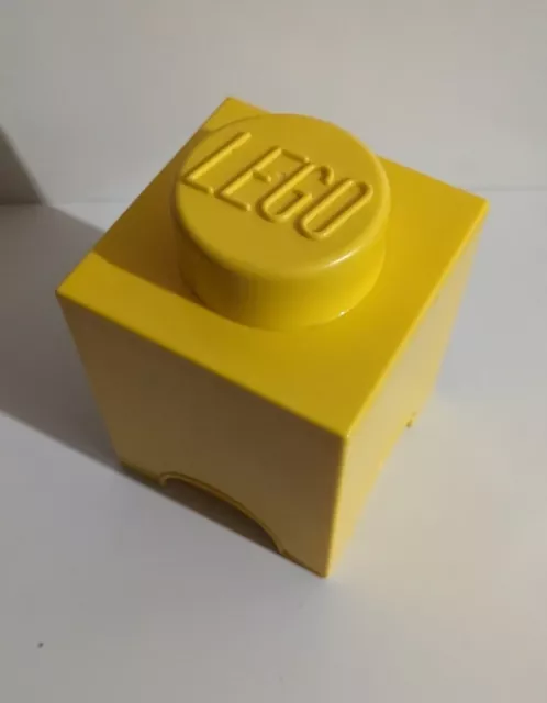 LEGO Storage Brick 1 Stud Yellow container