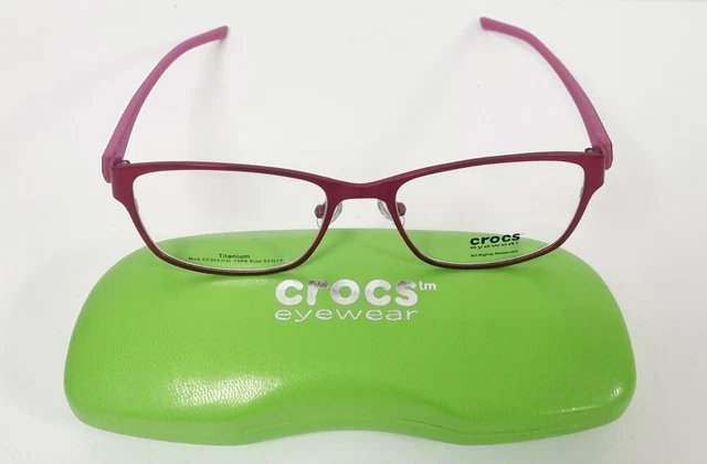OCCHIALI CROCS CF353 Col 15PK 52:17 TITANIO con custodia CROCS
