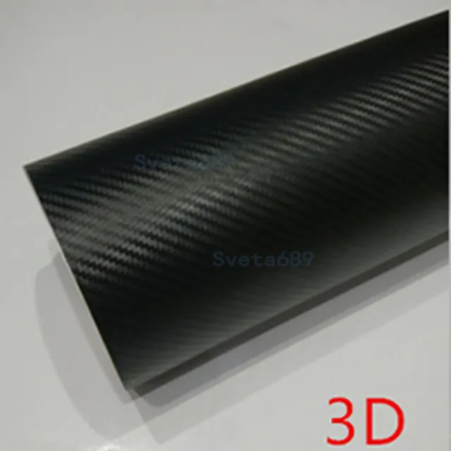 Autofolie 5 Meter 3D 4D 5D 6D Carbon Faser Vinyl Wrap Abdeckfolie