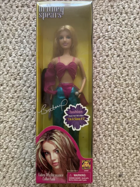 RARE Play Along Britney Spears Doll Video Performance Fashion "I'm A Slave 4 U"