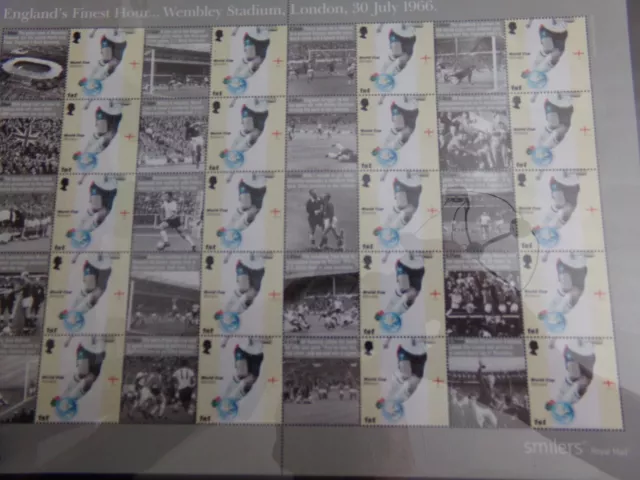 GB Smiler sheet 2006 Football World Cup in Germany LS31 MNH