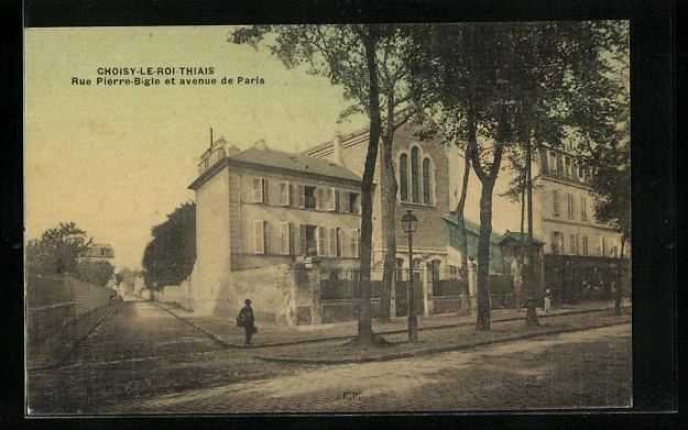CPA Choisy-le-roi-Thiais, Rue Pierre-Bigle et avenue de Paris