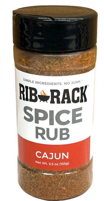 Rib Rack Cajun Spice Rub Seasoning 5.5 oz