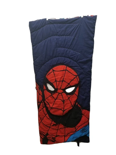 Marvel Spider-Man HTF Kids Sleeping Bag Pottery Barn Kids 57x26 Superhero Marvel Spider-Man HTF Kids Sleeping Bag Pottery Barn Kids 57x26 Superhero