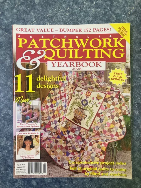Australian Patchwork & Quilting Magazine- Vol 16 no 5 - Pattern Sheet Included