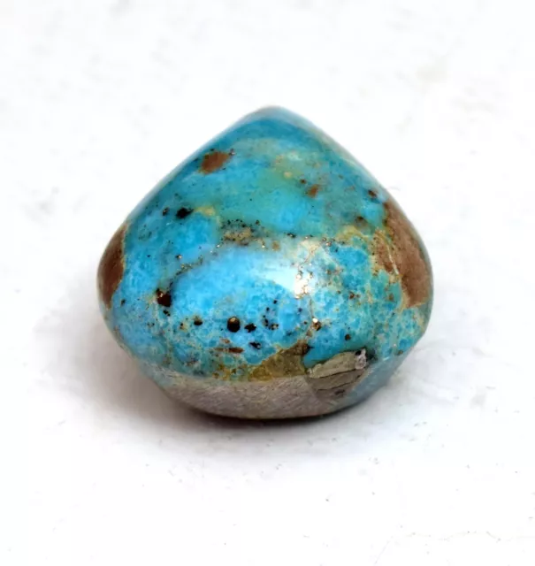 Naturel Vert Bleu Turquoise 37.40 CT Ovale Cabochon Certifié Desseré Gemme 2