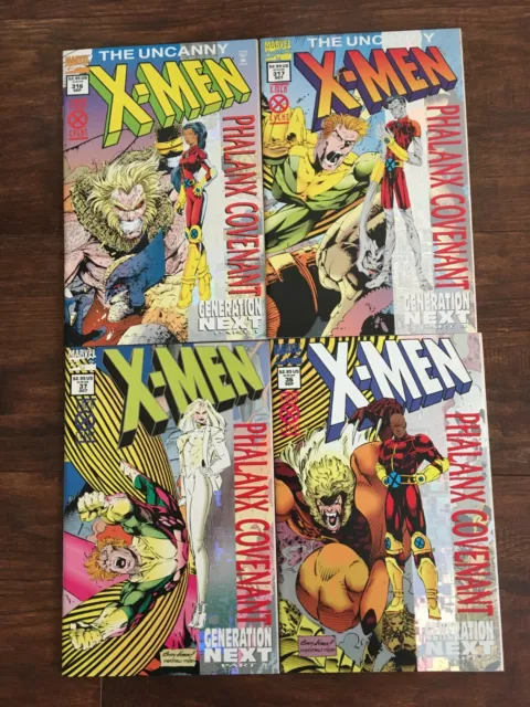 Lot of 4 Uncanny X-Men Issues 316 317 & X-Men vol 2 36 37 Marvel Comics Vintage