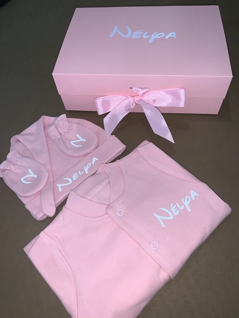 Coffret cadeaux personnalisés , ensemble nouveau née 0/3 mois. cadeaux pour bébé