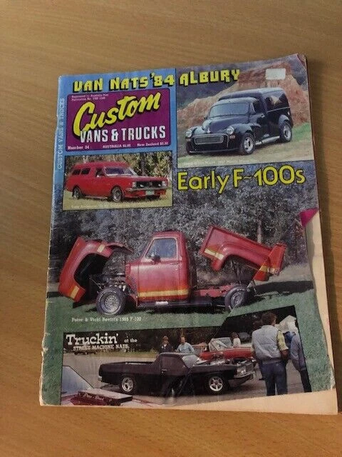 Magazine Issue Numbr CUSTOM VANS AND Trucks Magazine Issue No Number 34 1984 $50.00 ...