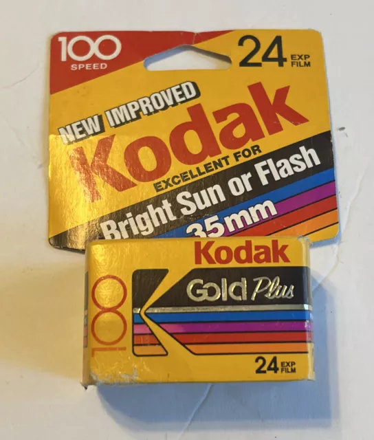 VTG Kodak Gold Plus 100 ISO 35mm Film 24 Exposures Sealed Exp 9-1994 115 G22A