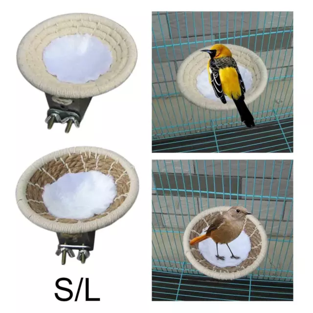 Qiilu Nid de reproduction d'oiseaux Nid d'éclosion de cage de lit