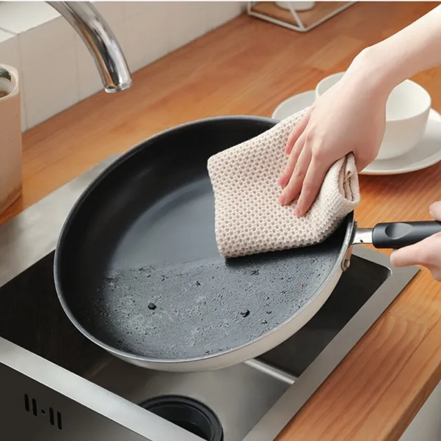 [prettyvogue] Cotton Waffle Weave Ultra Absorbent Quick Dry Kitchen Tea Towels