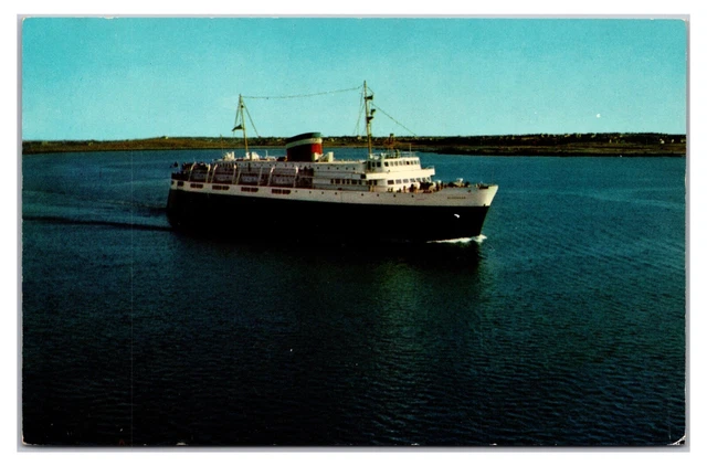 1950S- MOTOR VESSEL Bluenose Car Ferry - Bar Harbor, Maine Postcard