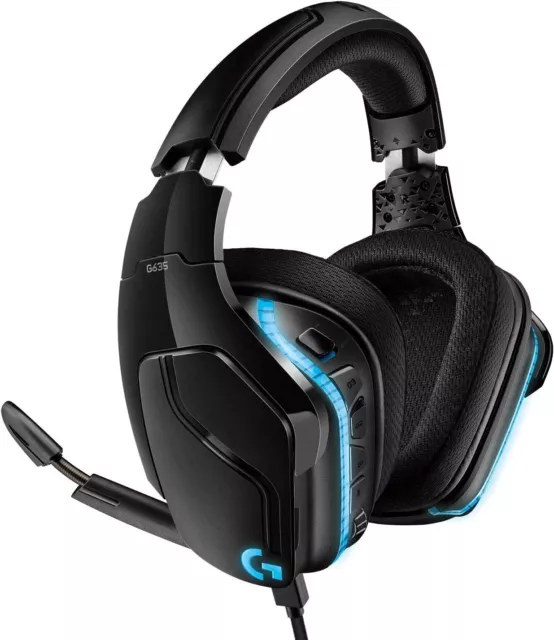 (G2) Logitech G635 kabelgebundenes Gaming-Headset mit LIGHTSYNC