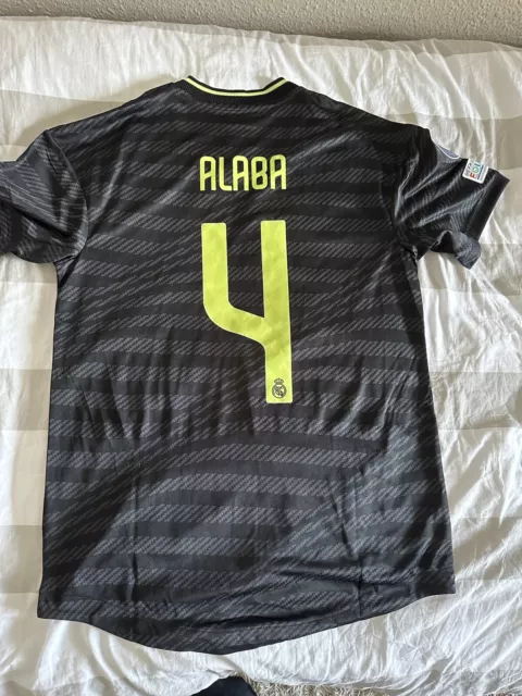 Real Madrid Matchworn Jersey David Alaba PHOTOMATCHED UCL