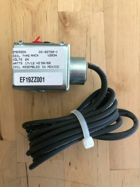 Emerson EF19ZZ001 24V Solenoid Coil AHCX V2034 GS-02720-1 17/12W New OEM