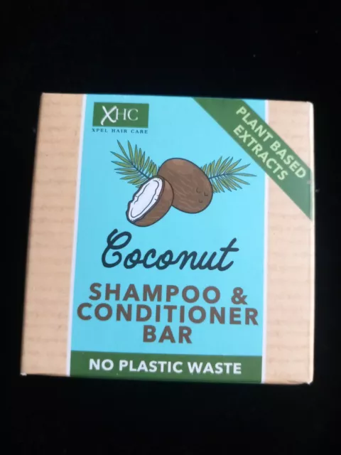 4 Xhc Papaya Kokosnuss Shampoo Conditioner Bars Umweltfreundlich Brandneu In Verpackung