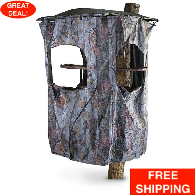 Millennium B1 Tree Stand Blind Fits All L-Series Ladder Stands - Camo