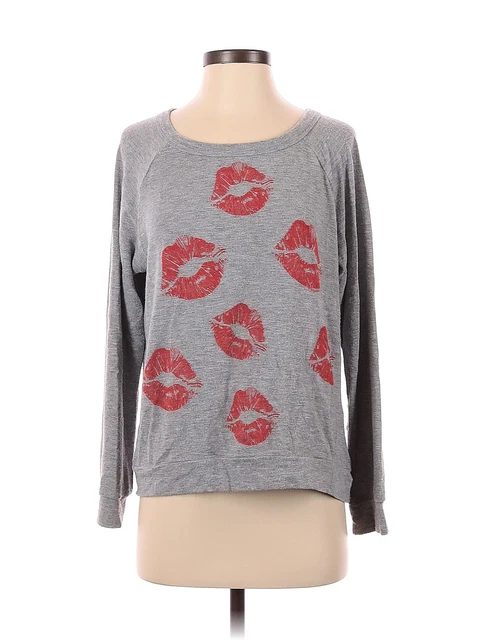 Lauren Moshi Women Gray Sweatshirt XS
