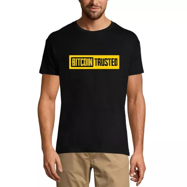 Camiseta Estampada para Hombre Bitcoin Confianza - Cryptocurrency - Idea