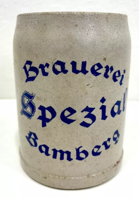 Bierkrug Brauerei Spezial Bamberg Rauchbier Krug Humpen Seidel Bier